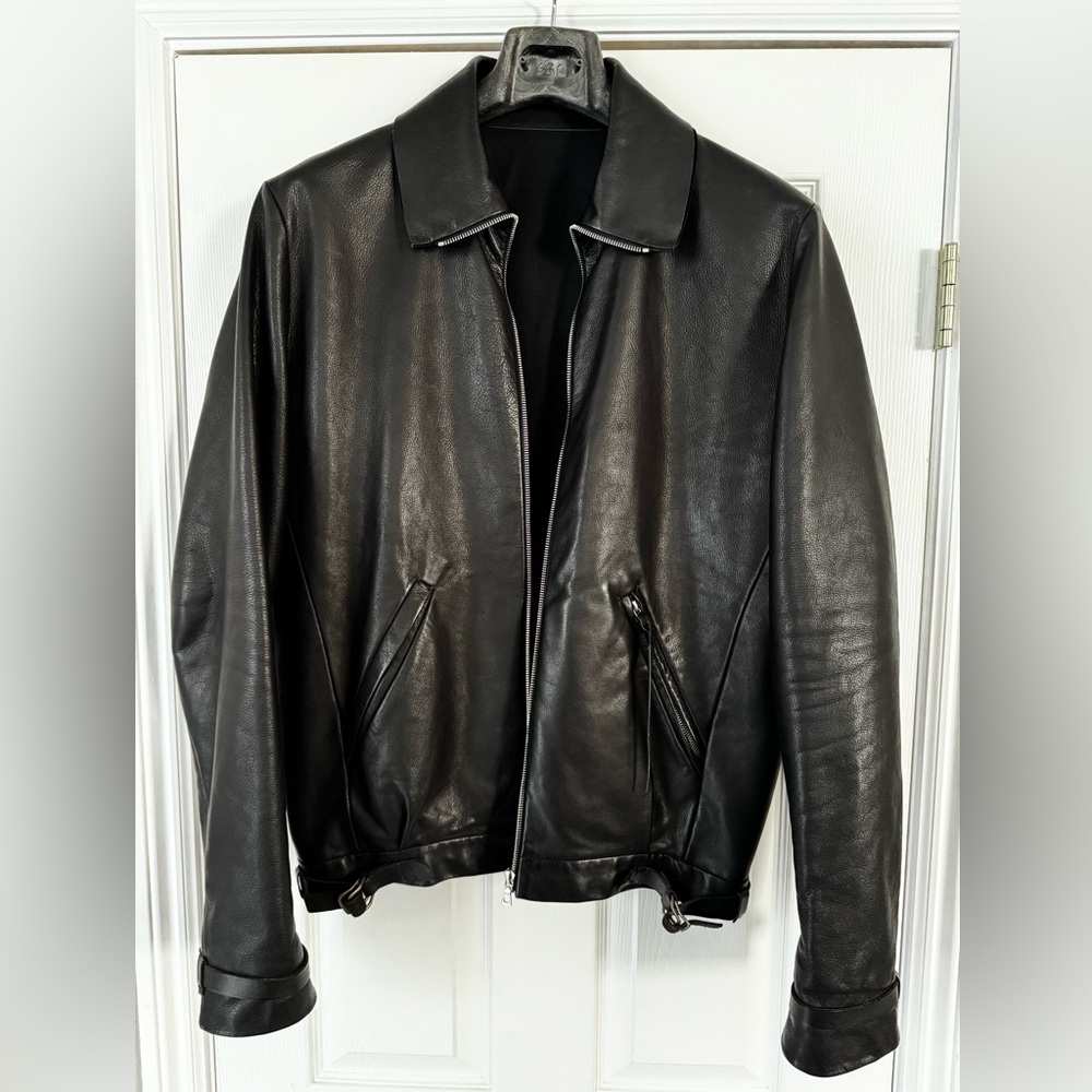 Maurizio Amadei MA+ M.A+ Leather Bomber Jacket
